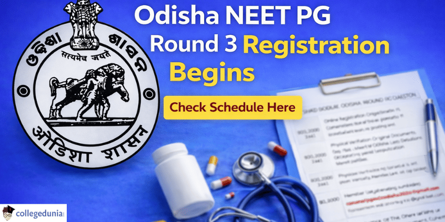 Odisha NEET PG Round 3 Registration