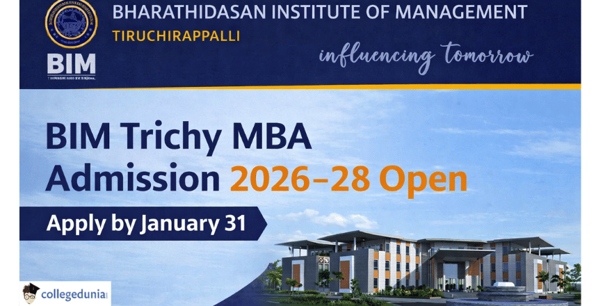 BIM Trichy MBA Admission 2026-28 Open 