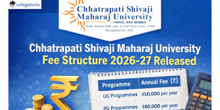 Chhatrapati Shivaji Maharaj University Fee Structure 2026-27