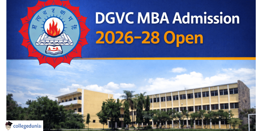 DGVC MBA Admission 2026-28 Open