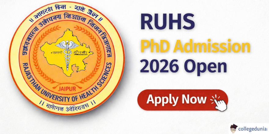 RUHS PhD Admission 2026 Open