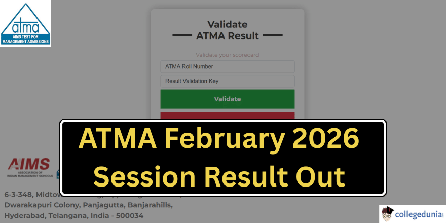 ATMA Feb 2026 Session Result Out