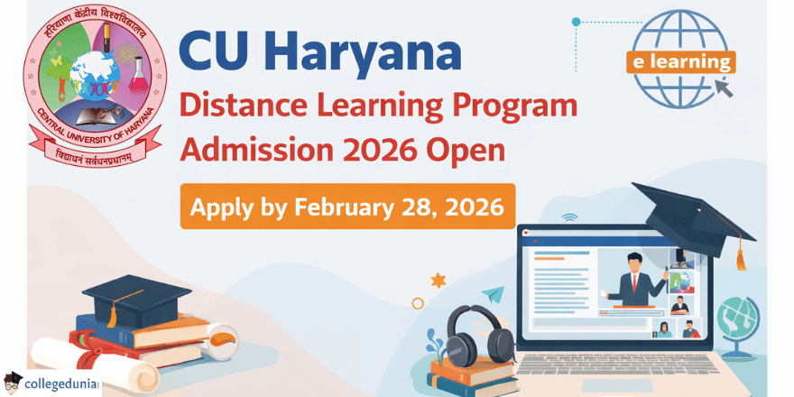 CU Haryana Distance Learning Program Admission 2026 Open