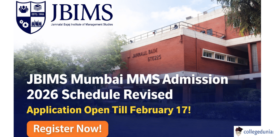 JBIMS Mumbai MMS Admission 2026 Schedule Out