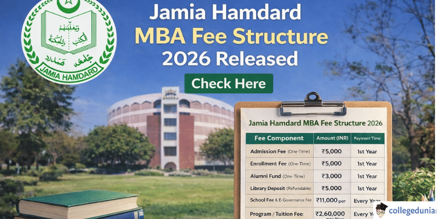 JAMIA HAMDARD MBA FEE STRUCTURE 2026