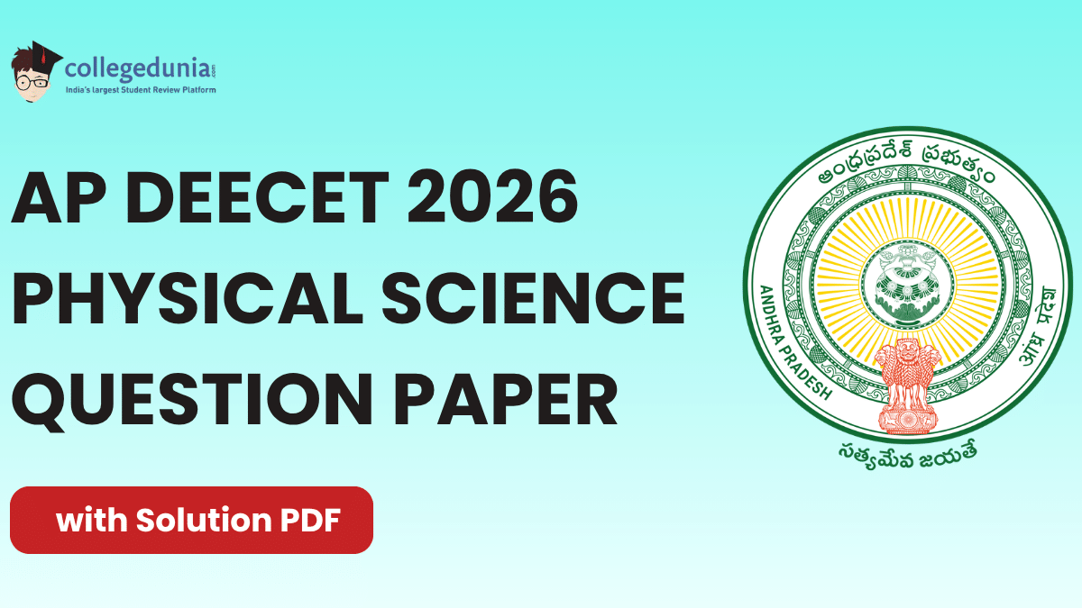 AP DEECET 2026 Physical Science Question Paper with Solutions