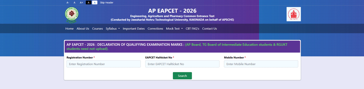 AP EAPCET Rank card 2026