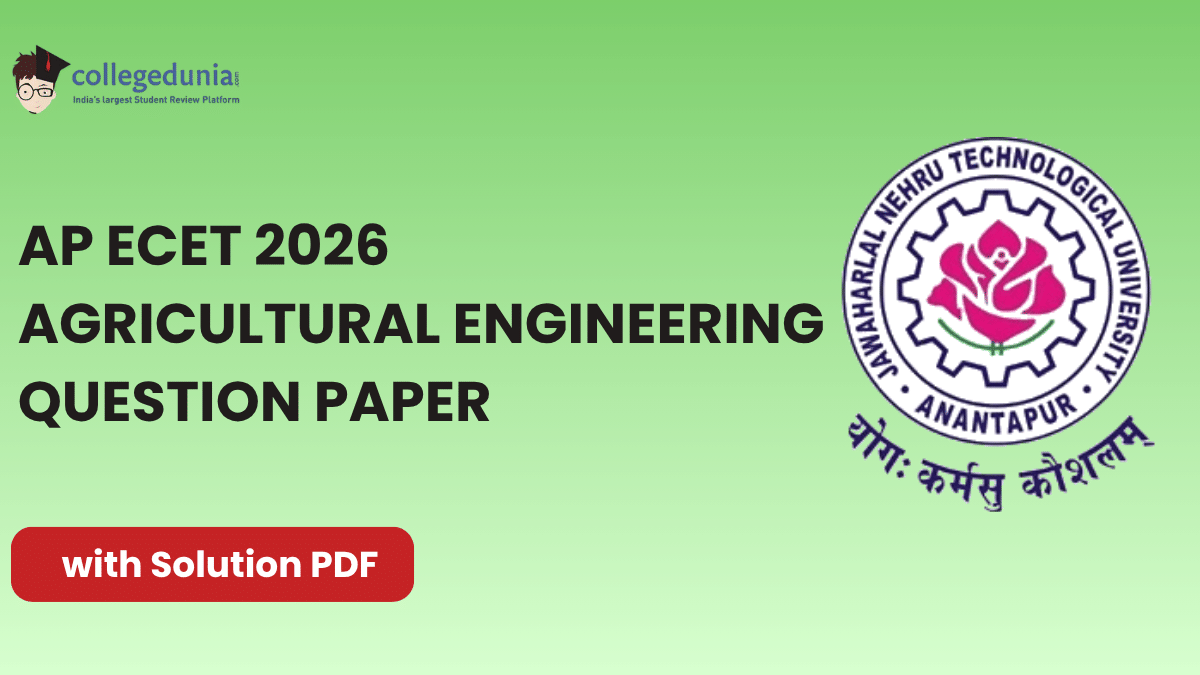 AP ECET 2026 Agricultural Engineering Question Paper