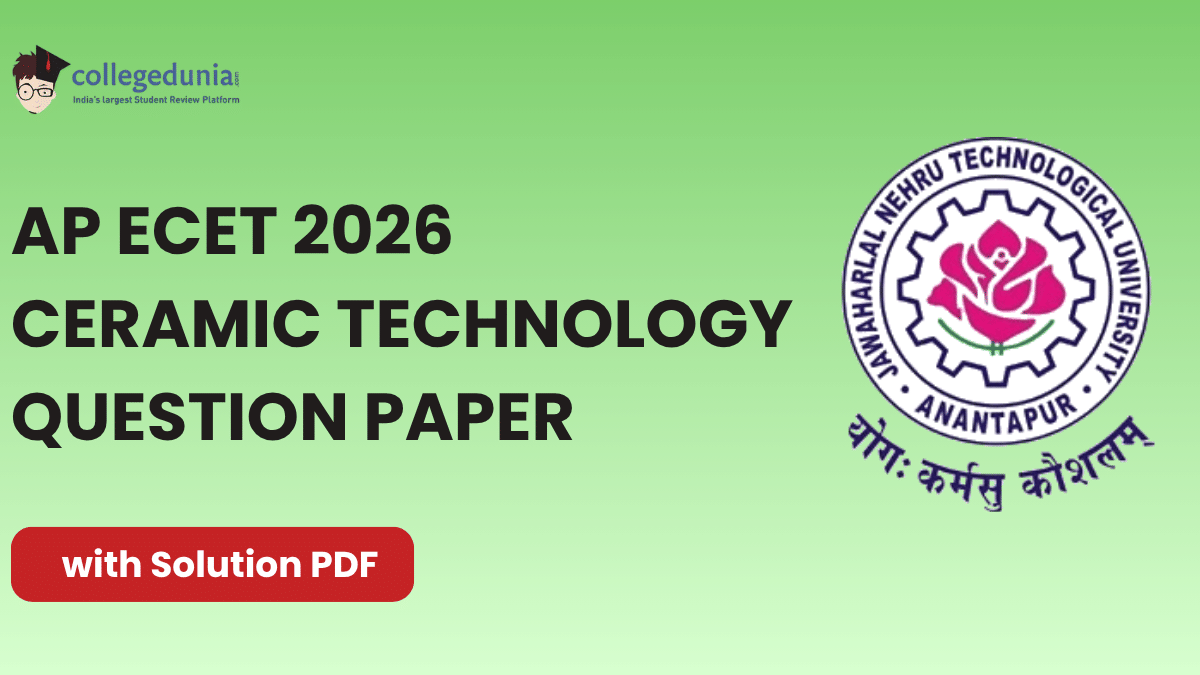 AP ECET 2026 Ceramic Technology Question Paper