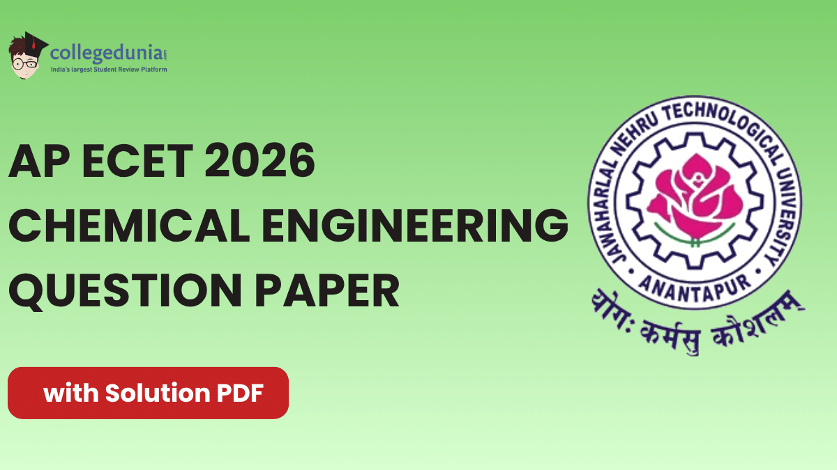 AP ECET 2026 Chemical Engineering Question Paper