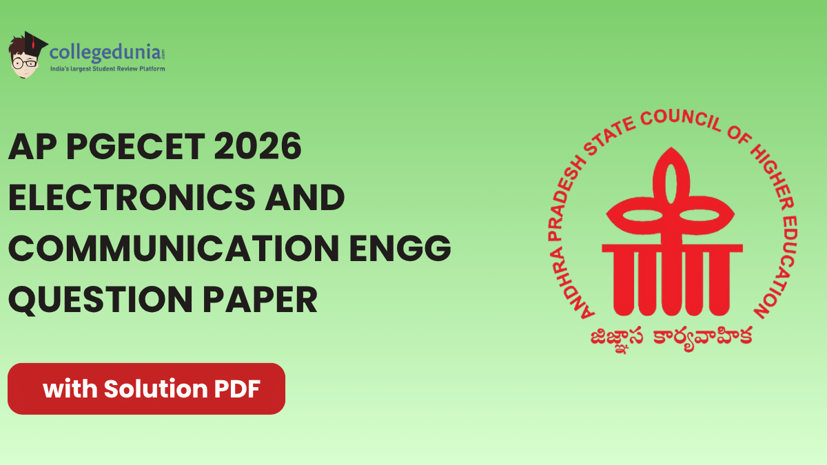 AP PGECET 2026 Electronics and Communication Engineering Question Paper