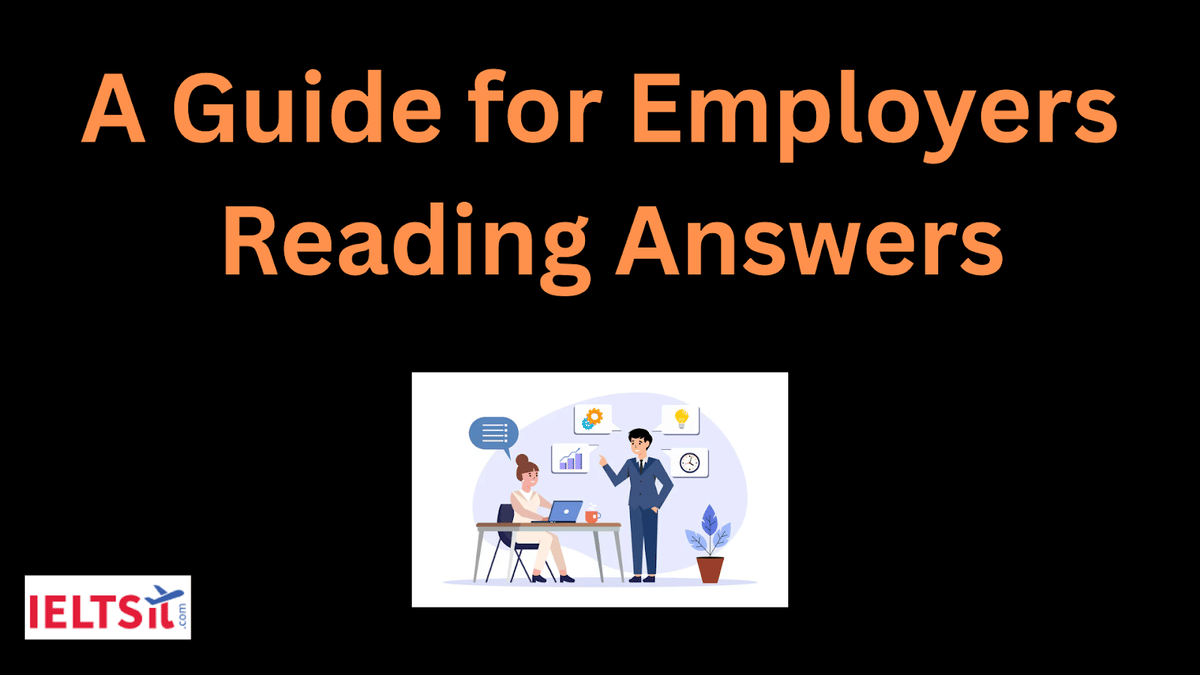 A Guide for Employers Reading Answers
