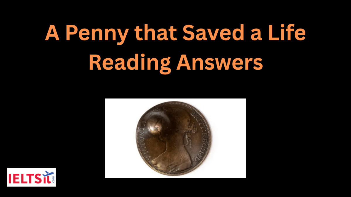 A Penny that Saved a Life Reading Answers