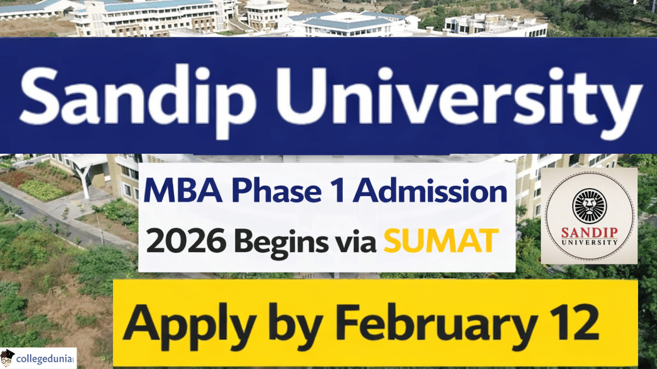 Sandip University MBA Phase 1 Admission 2026