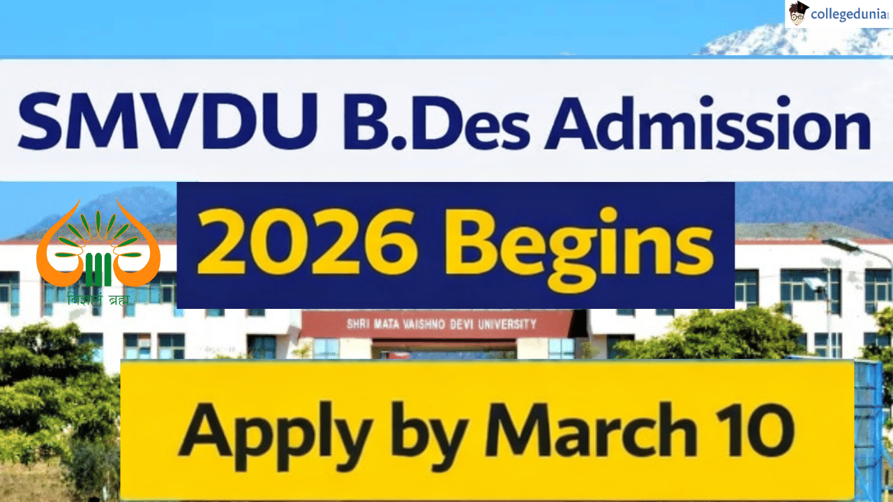 SMVDU B.Des Admission 2026