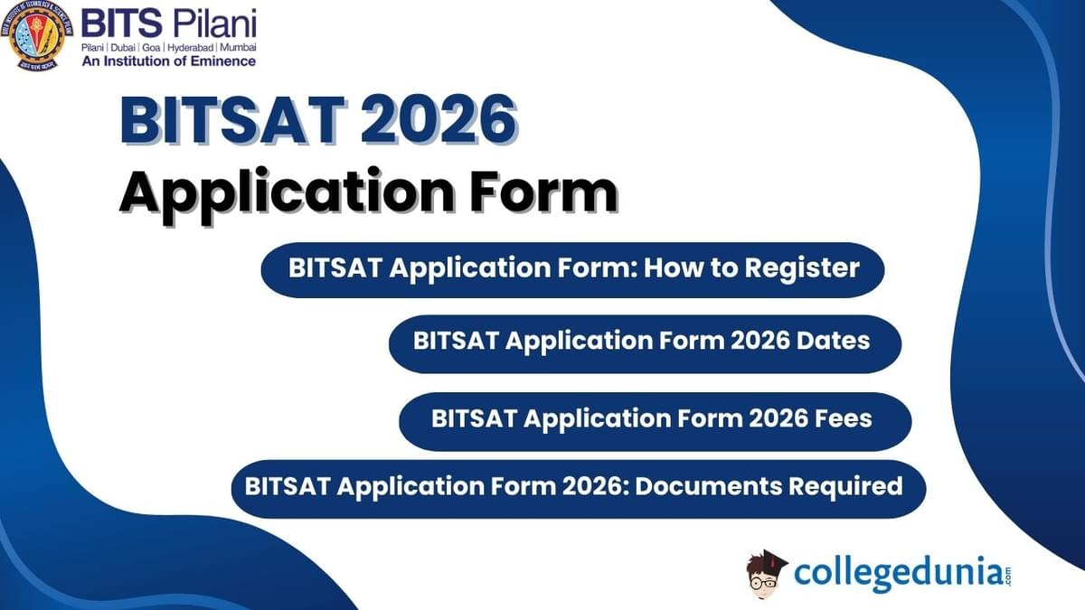 BITSAT Application form