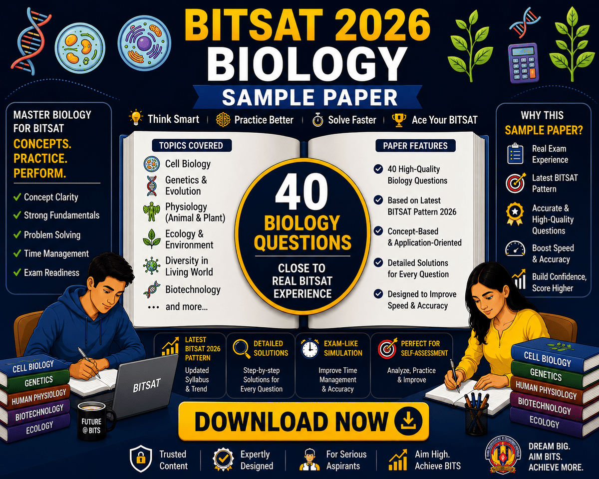 BITSAT Biology Sample Papers