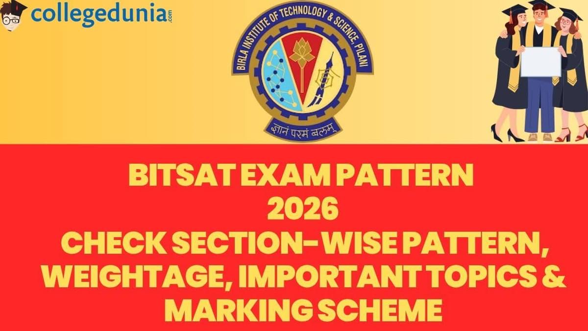 BITSAT Exam Pattern 2026