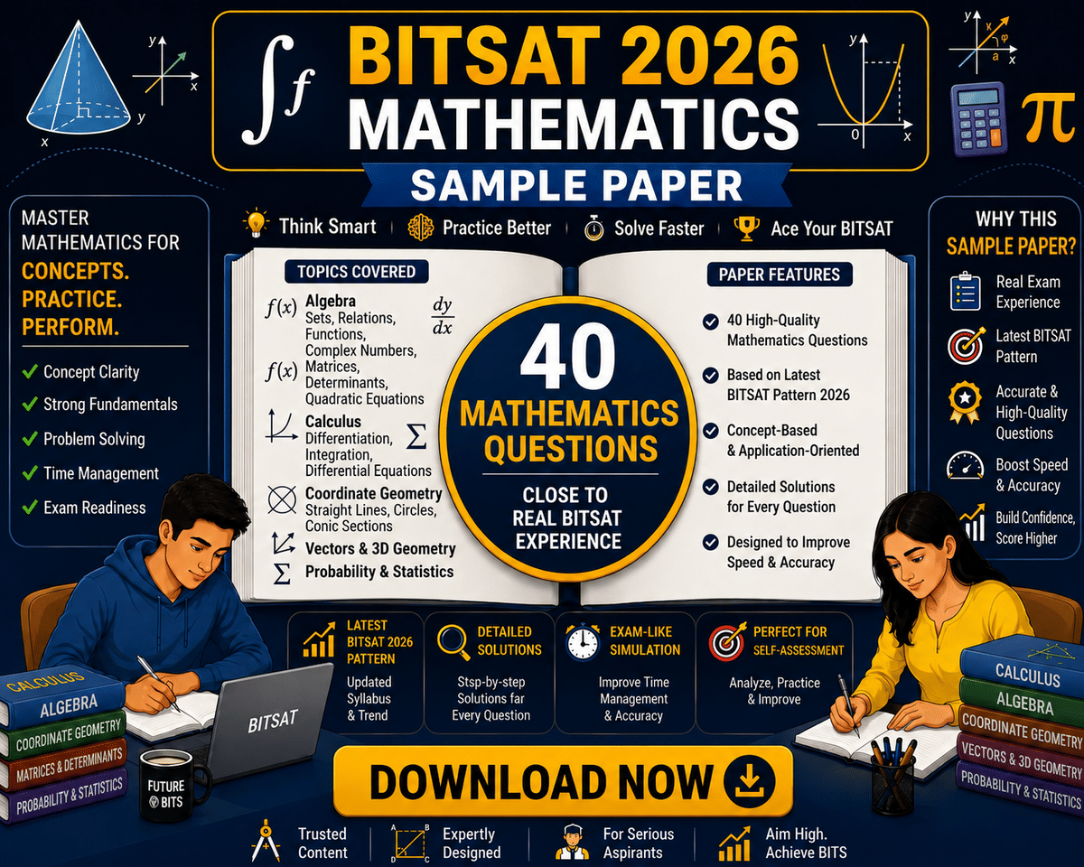 BITSAT Mathematics Sample Paper