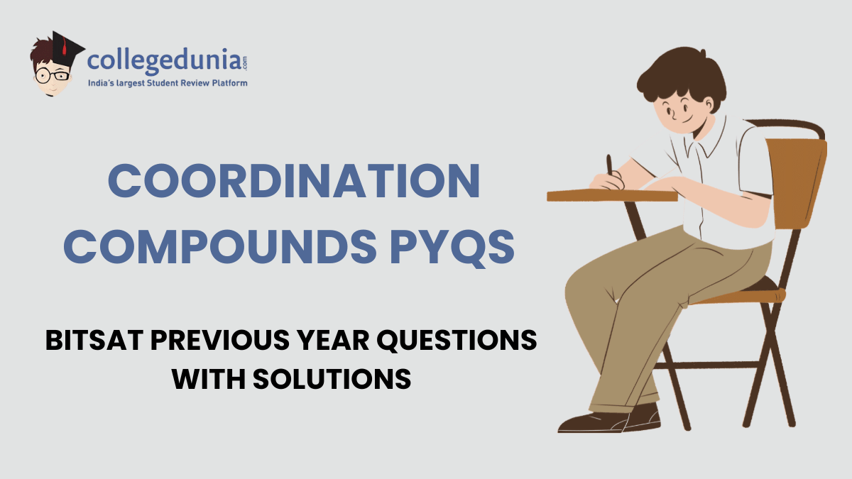 BITSAT PYQs for Coordination Compounds with Solutions