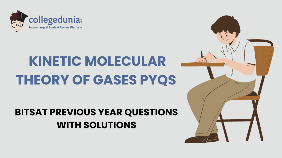 BITSAT PYQs for Kinetic molecular theory of gases with Solutions