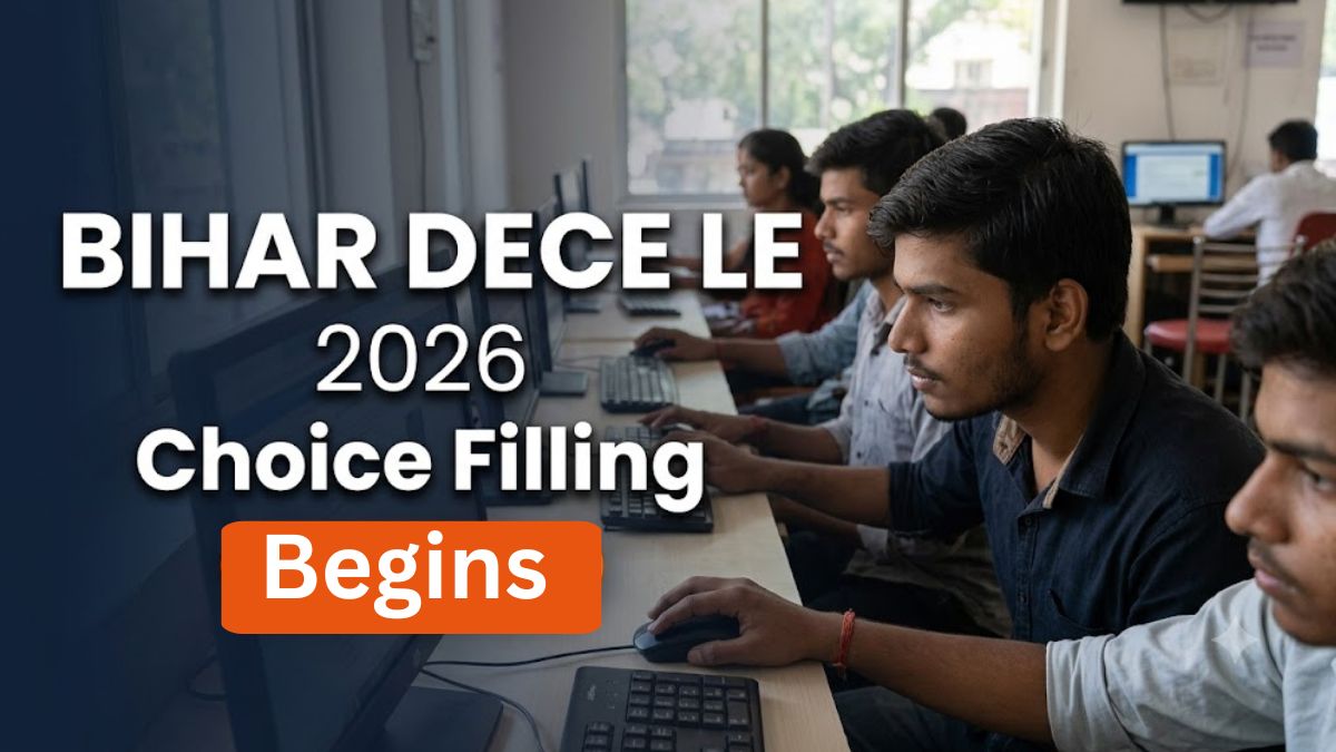 Bihar DECE LE 2026 Choice Filling Begins Closes June 30