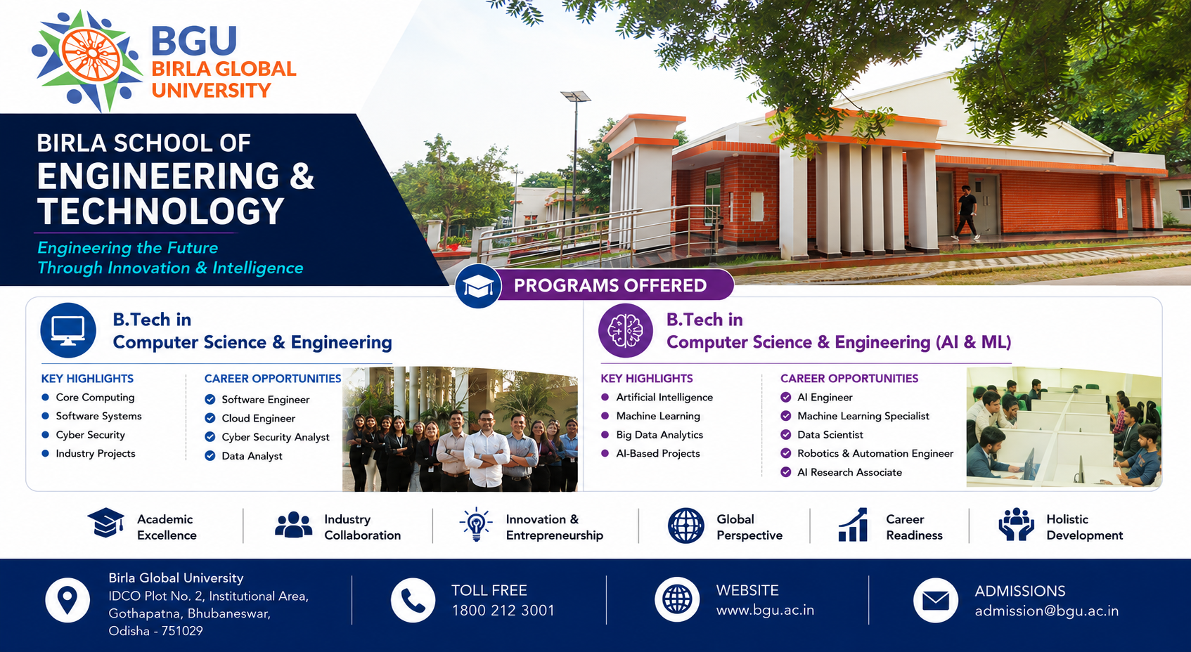 Birla Global University Btech Admission 2026