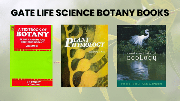 GATE Life Science Syllabus Botany Books