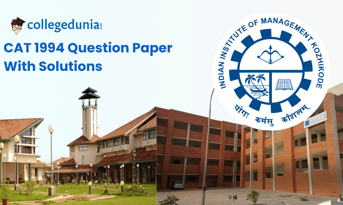 CAT 1994 Question Paper with Solution PDF