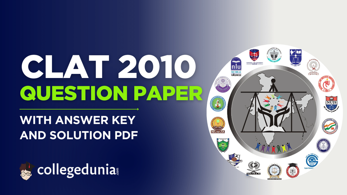 CLAT 2010 Question Paper with solution PDF