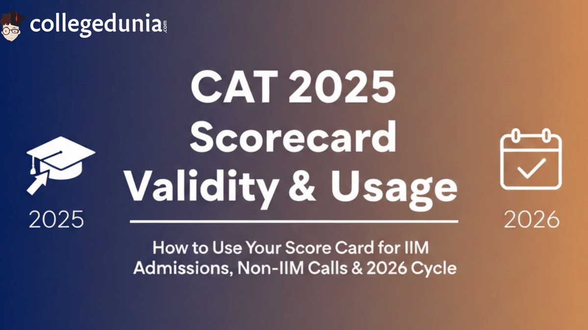 CAT 2025 Scorecard Validity & Usage