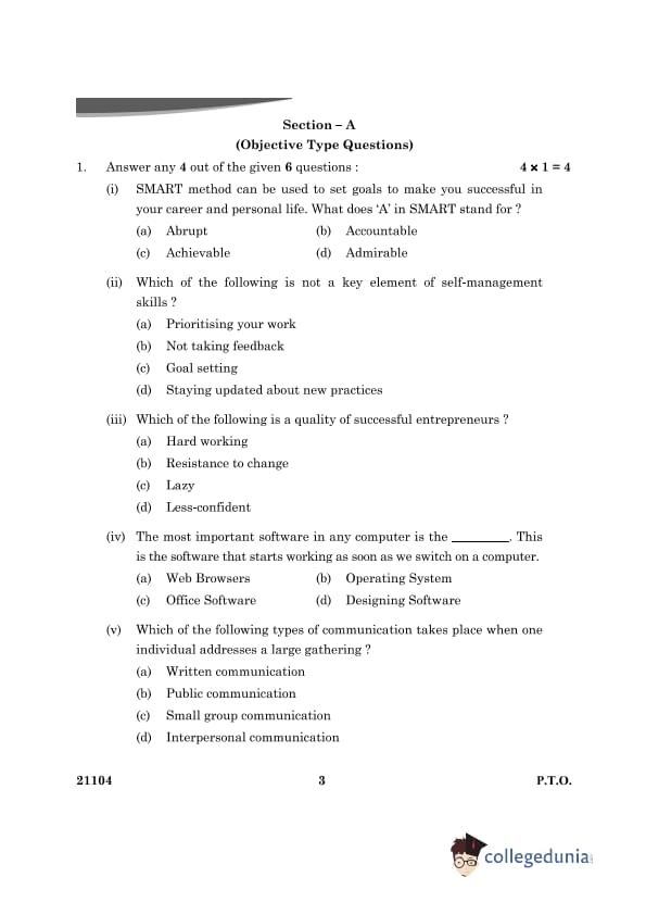 CBSE Class 10 Artificial Intelligence Question Paper 2024 with Answer Key