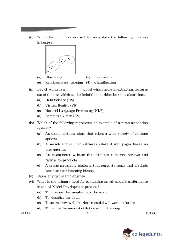 CBSE Class 10 Artificial Intelligence Question Paper 2024 with Answer Key