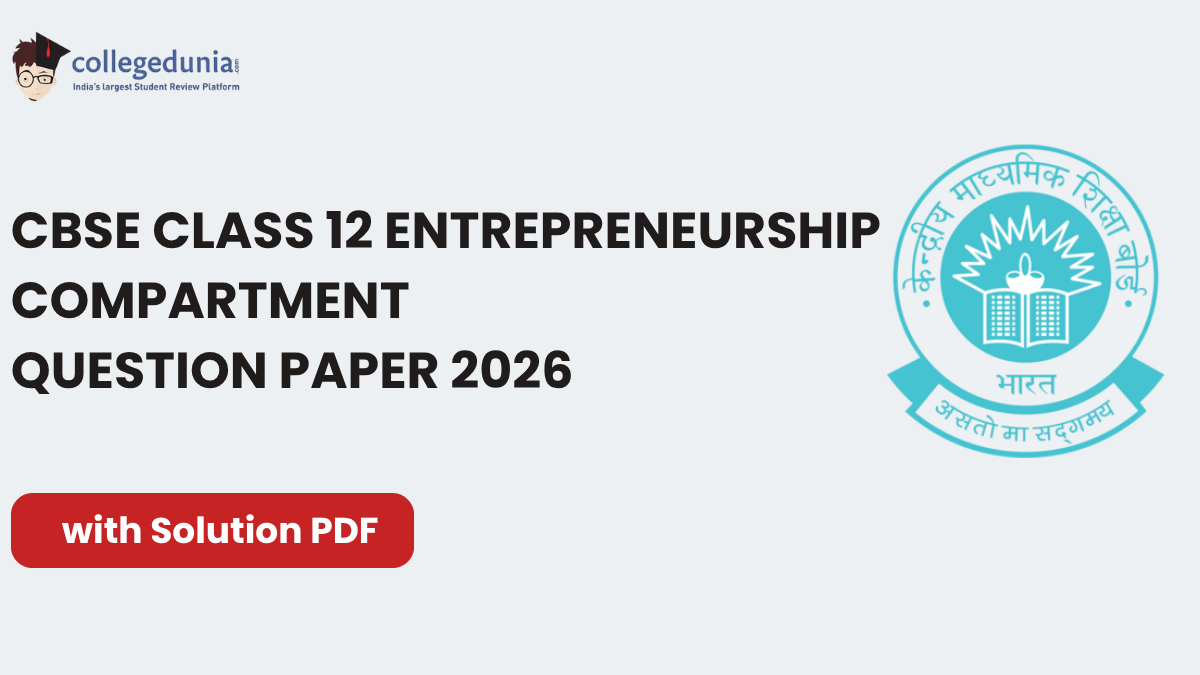 CBSE Class 12 Entrepreneurship Compartment Question Paper 2026