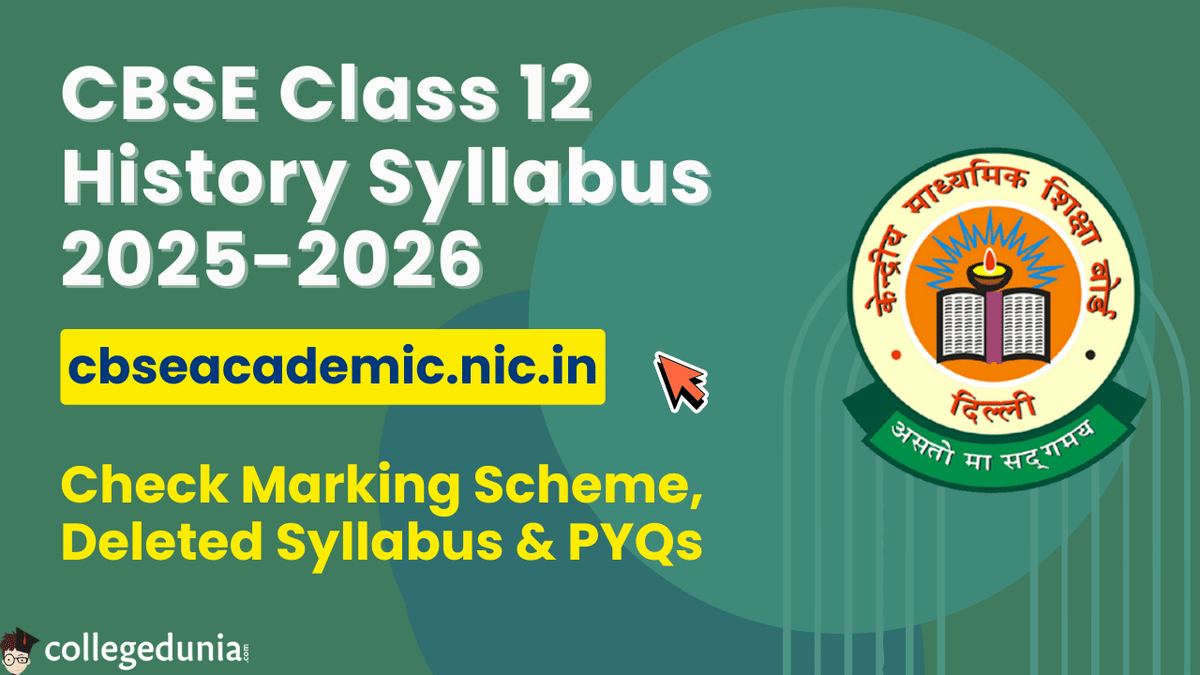 CBSE Class 12 History Syllabus 2025-2026
