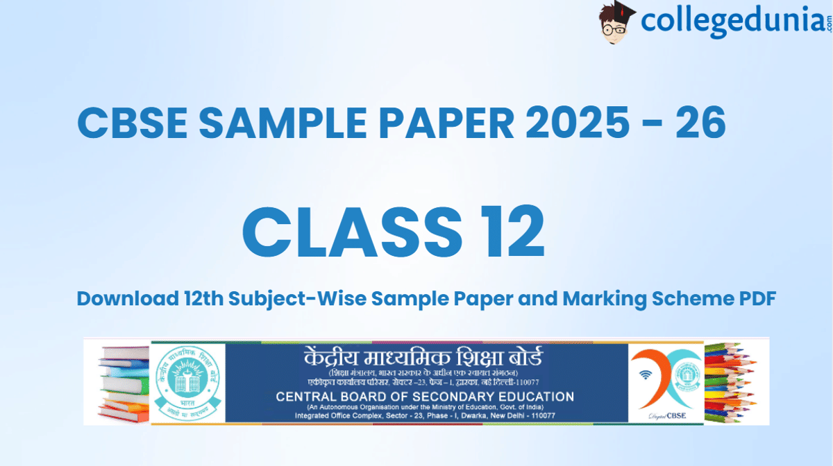 CBSE Class 12 sample Paper  2025-26