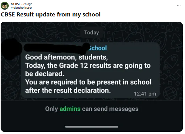 CBSE School Results 2026