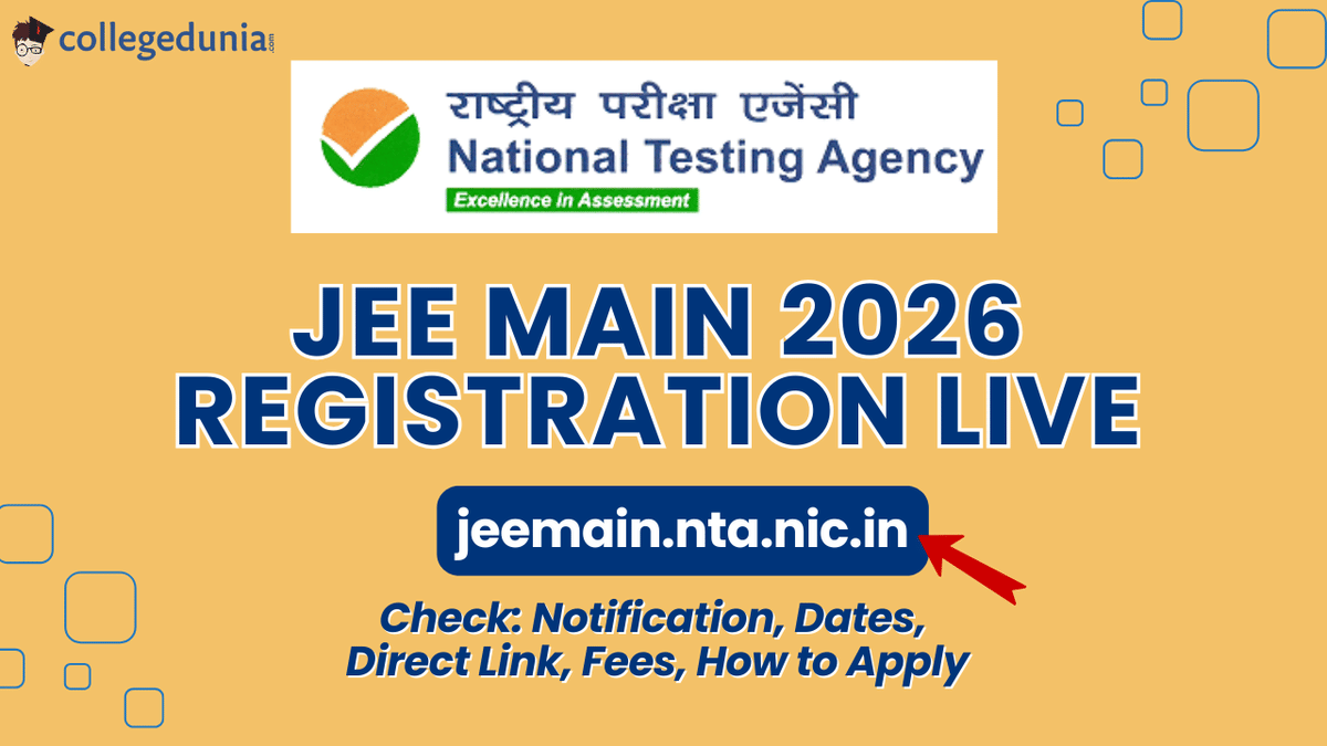 JEE Main 2026 Registartion Live