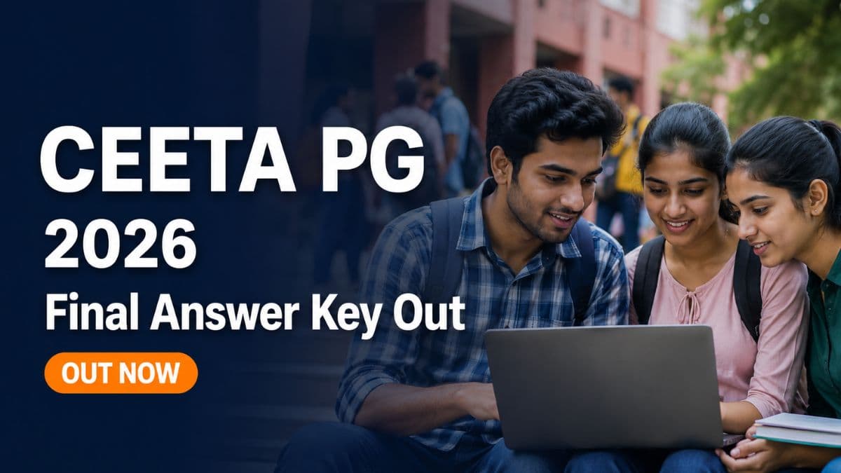 CEETA PG 2026 Final Answer Key Out
