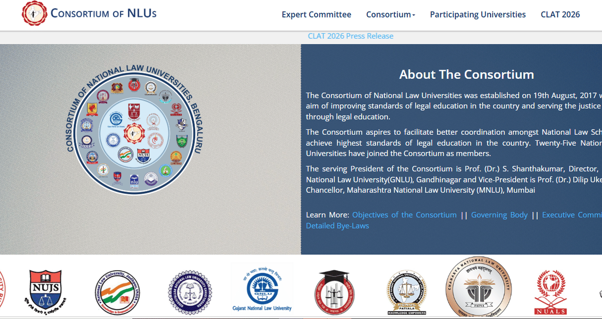 CLAT Official Website