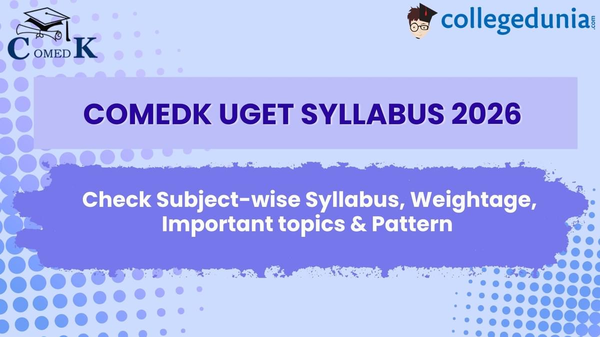 COMEDK Syllabus
