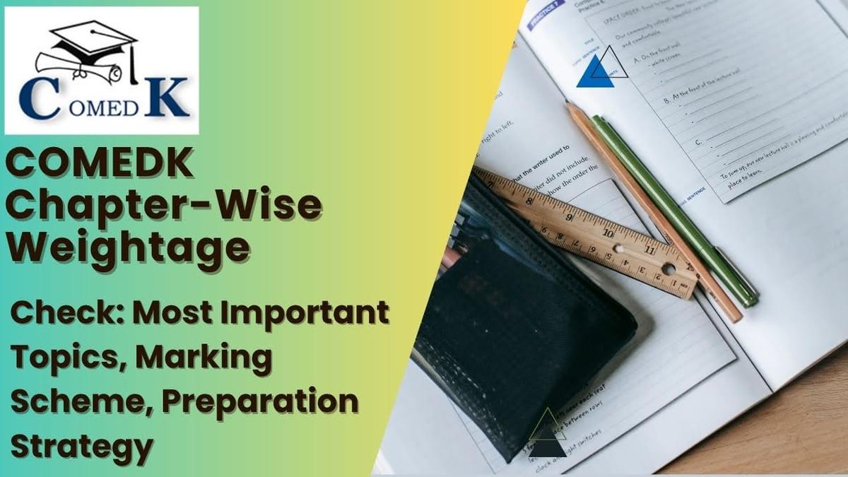 COMEDK Chapter Wise Weightage 2026