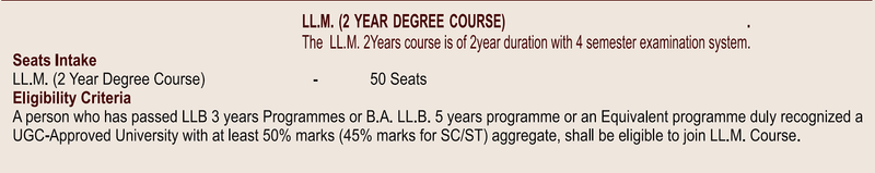 CR LAW COLLEGE LLM
