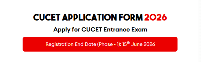 CUCET registration Date
