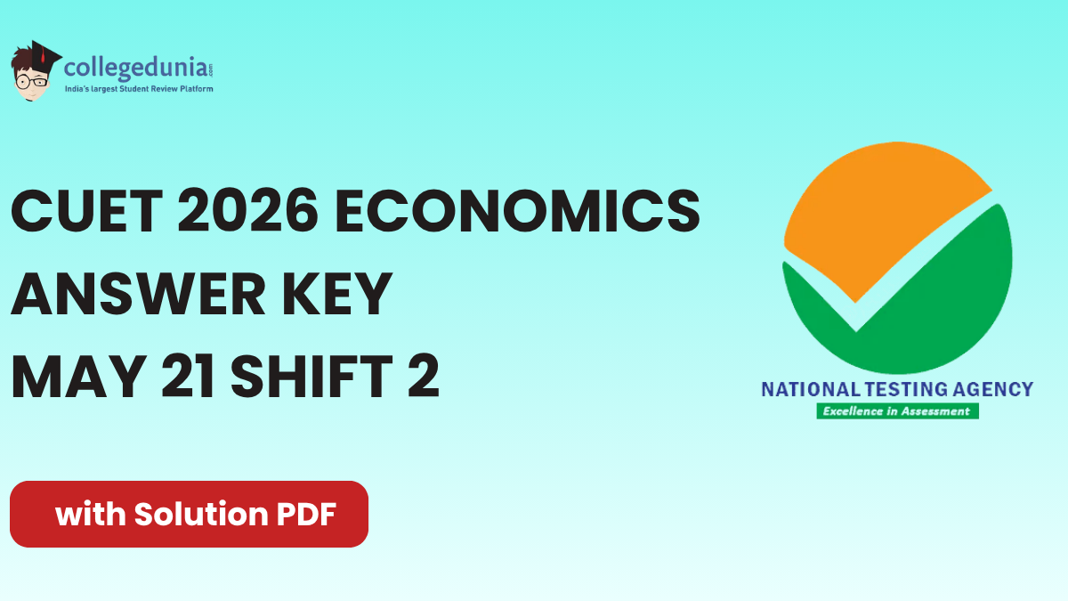 CUET 2026 May 21 Shift 2 Economics Answer Key