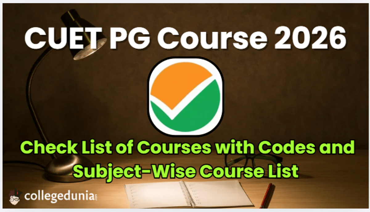 CUET PG 2026 Courses