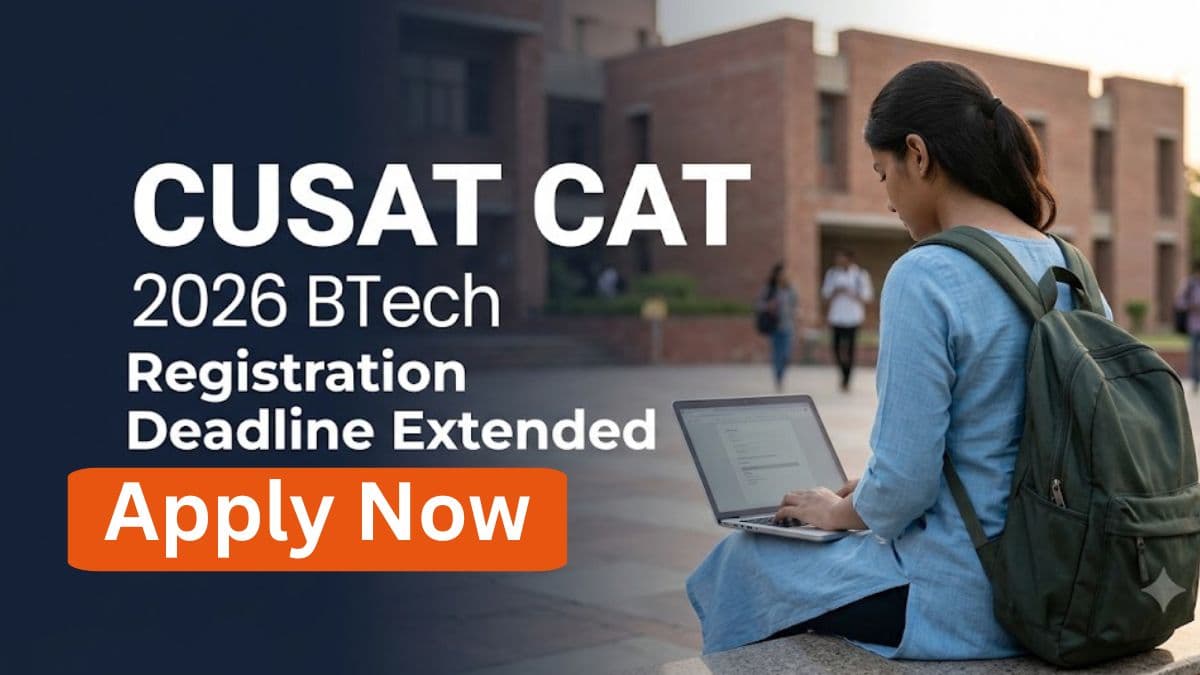 CUSAT CAT 2026 BTech Option Registration Deadline Extended to June 28