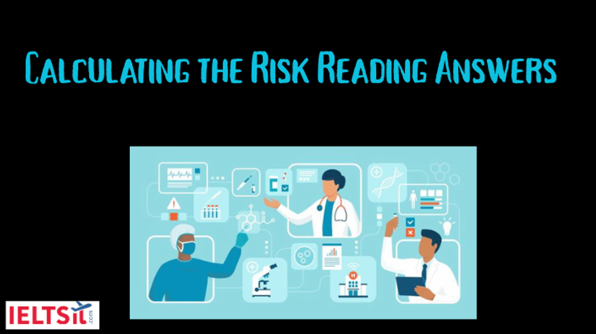 Calculating the Risk Reading Answers
