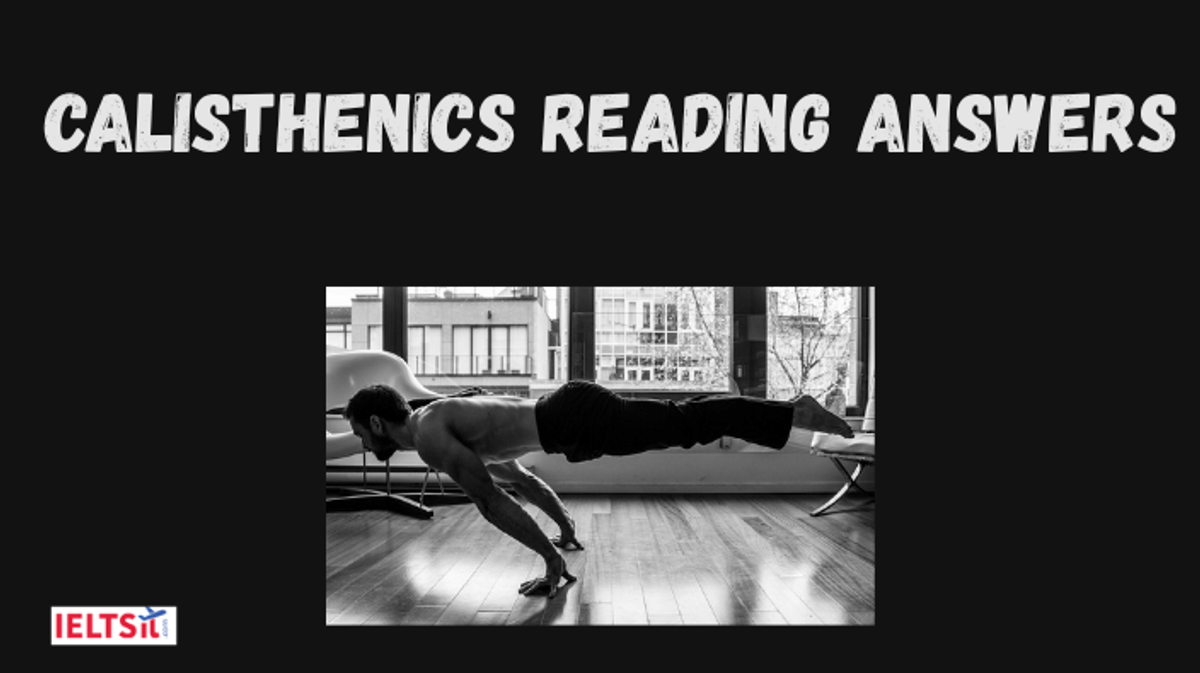 Calisthenics Reading Answers
