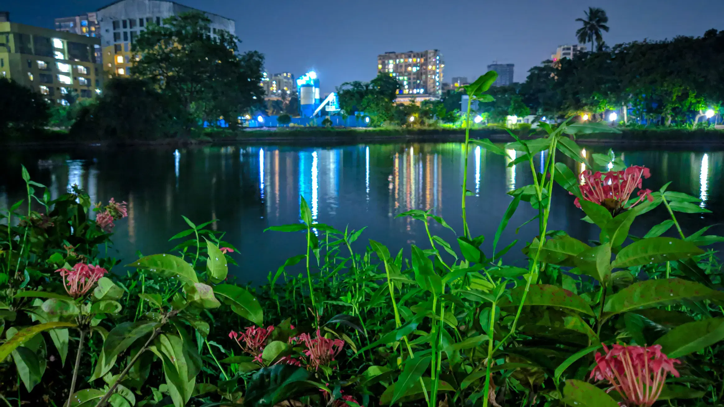 SPJIMR Campus View at Night